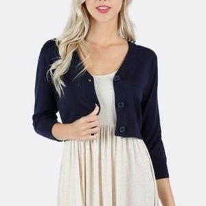 Black Half Sweater